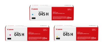 Canon 045H High Capacity 3 Colour Toner Cartridge Multipack