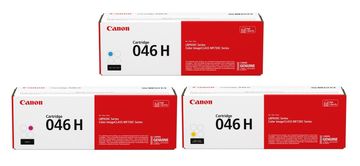 Canon 046H High Capacity 3 Colour Toner Cartridge Multipack