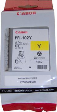 Canon PFI-102Y Yellow Ink Cartridge - (0898B001AA)