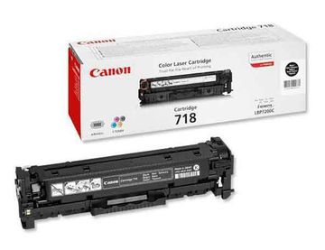 Canon 718 Black Toner Cartridge - (2662B002AA)