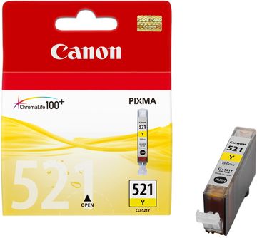 Canon CLI-521Y Yellow Ink Cartridge - (2936B001AA)
