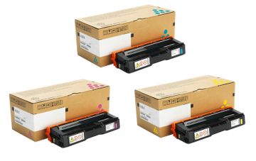 Ricoh 40771 3 Colour Toner Cartridge Multipack