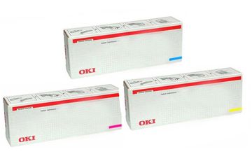 OKI 4553641 3 Colour Toner Cartridge Multipack