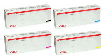 OKI 4553641 4 Colour Toner Cartridge Multipack
