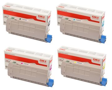 OKI 4650761 4 Colour Toner Cartridge Multipack