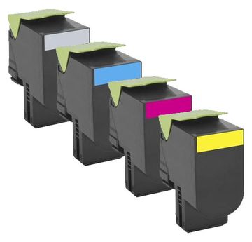 Lexmark 702 4 Colour Return Program Toner Cartridge Multipack