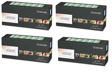 Lexmark 73B20 4 Colour Return Program Toner Cartridge Multipack
