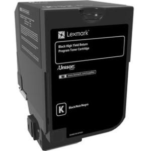 Lexmark 74C2HK0 Extra High Capacity Black Return Program Toner Cartridge