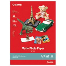 Canon 170gsm MP-101 A4 Matte Photo Paper (7981A005 50 Sheets 210x297mm)