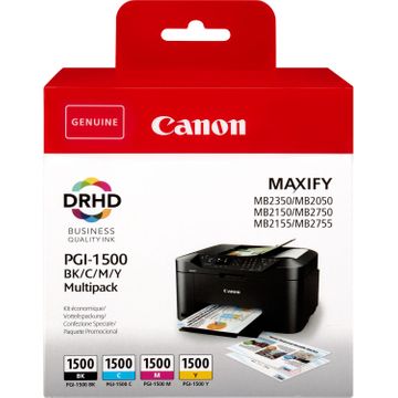 Canon PGI-1500 4 Colour Ink Cartridge Multipack