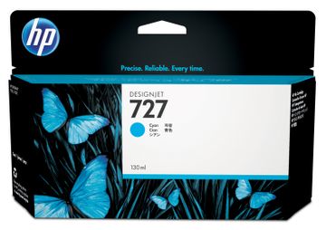 HP 727 High Capacity Cyan Ink Cartridge - (B3P19A)