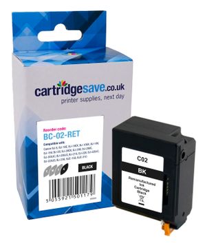 Compatible Canon BC-02 Black Ink Cartridge - (0881A002)