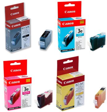 Canon BCI-3 4 Colour Ink Cartridge Multipack