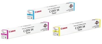 Canon C-EXV34 3 Colour Toner Cartridge Multipack