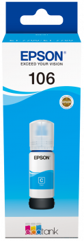 Epson 106 Cyan Ecotank Ink Bottle - (C13T00R240)
