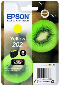 Epson 202 Yellow Ink Cartridge - (T02F4 Kiwi)