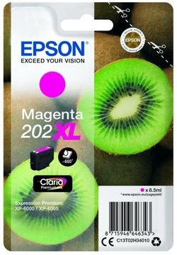 Epson 202XL Magenta High Capacity Ink Cartridge - (T02H3 Kiwi)