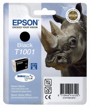 Epson T1001 Black Ink Cartridge - (C13T100140 Rhino)