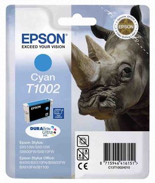 Epson T1002 Cyan Ink Cartridge - (C13T100240 Rhino)