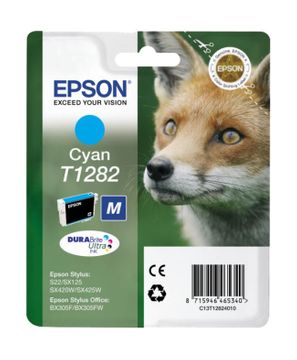 Epson T1282 Cyan Ink Cartridge - (T1282 Fox)