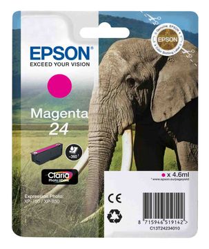 Epson 24 Magenta Ink Cartridge - (T2423 Elephant)