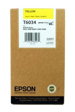 Epson T6034 High Capacity Yellow Ink Cartridge - (C13T603400)