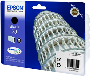 Epson 79 Black Ink Cartridge - (Tower of Pisa T7911)