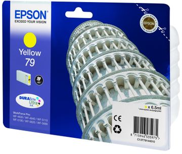 Epson 79 Yellow Ink Cartridge - (Tower of Pisa T7914)