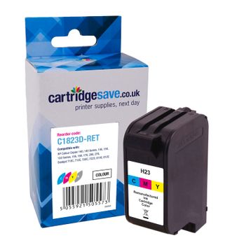 Compatible HP 23 High Capacity Tri-Colour Printer Cartridge - (C1823DE)