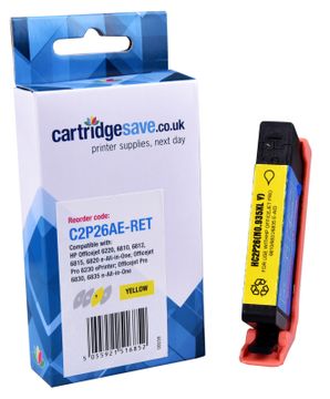 Compatible HP 935XL High Capacity Yellow Ink Cartridge - (C2P26AE)
