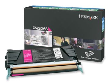 Lexmark C5220MS Magenta Return Program Toner Cartridge (00C5220MS)