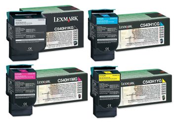 Lexmark C540H1 High Capacity 4 Colour Return Program Toner Cartridge Multipack