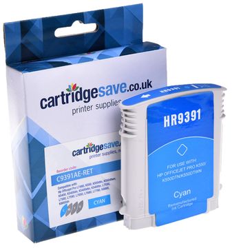 Compatible HP 88XL High Capacity Cyan Ink Cartridge - (C9391AE)