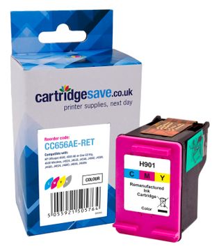 Compatible HP 901 Tri-Colour Ink Cartridge - (CC656AE)