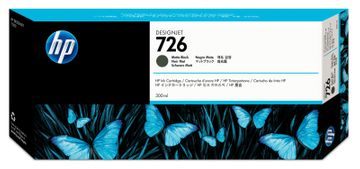 HP 726 Extra High Capacity Matte Black Ink Cartridge - (CH575A)