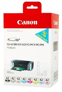 Canon CLI-42 8 Colour Ink Cartridge Multipack (6384B010)