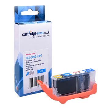 Compatible Canon CLI-526C Cyan Printer Cartridge - (4541B001)