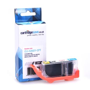 Compatible Canon CLI-526GY Grey Ink Cartridge - (4544B001AA)