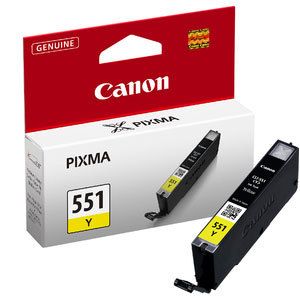 Canon CLI-551Y Yellow Ink Cartridge - (6511B001)