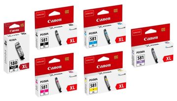 Canon CLI-581XL High Capacity 6 Colour Ink Cartridge Multipack