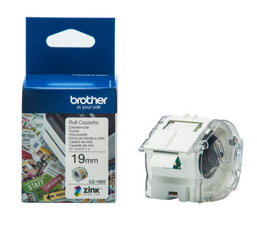 Brother CZ-1003 Full Colour 19mm x 5m Continuous Adhesive Label Tape