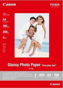 Canon GP-501-A4 Glossy Photo Paper (0775B001 100 sheets 200gsm Inkjet Photo Paper 210x297mm)