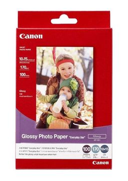 Canon 170gsm GP-501 Glossy Photo Paper (0775B003 - 100 Sheets of 10 x 15cm Glossy Photo Paper)