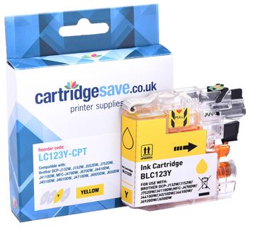 Compatible Brother LC123Y Yellow Ink Cartridge