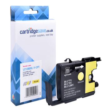 Compatible Brother LC1280XL High Capacity Yellow Ink Cartridge ( LC-1280XLY)