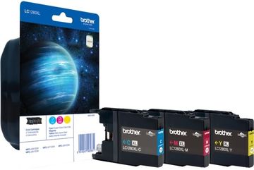 Brother LC1280XL High Capacity 3 Colour Ink Cartridge Multipack