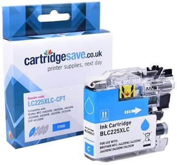 Compatible Brother LC225XL High Capacity Cyan Ink Cartridge