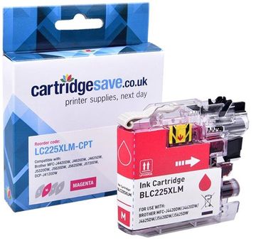 Compatible Brother LC225XL High Capacity Magenta Ink Cartridge (LC225XLM)