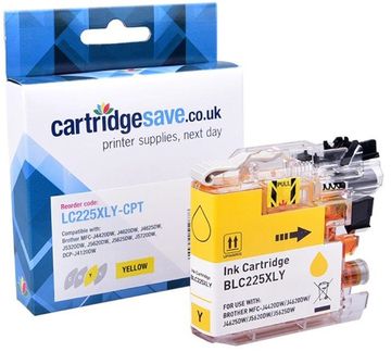 Compatible Brother LC225XL High Capacity Yellow Ink Cartridge (LC225XLY)