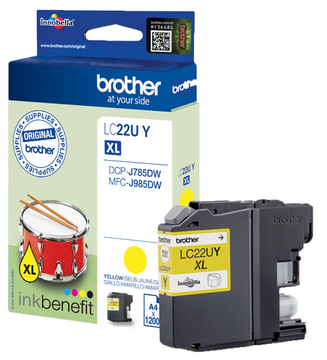 Brother LC22UY Yellow Ink Cartridge